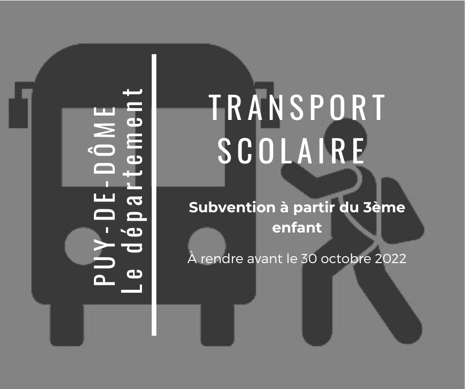 subvention transport scolaire